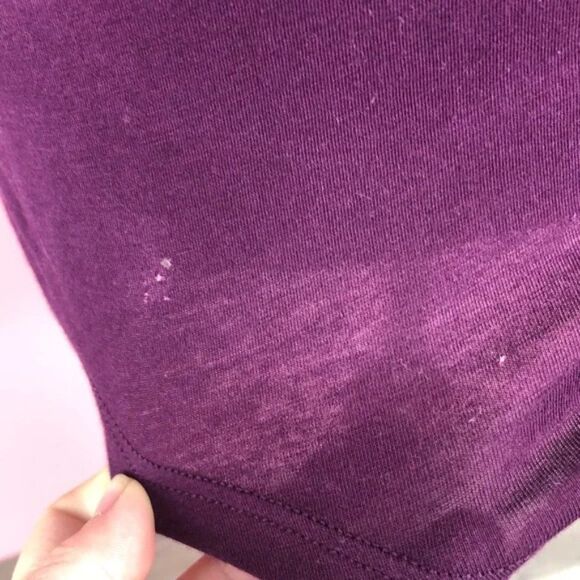 Victoria’s Secret Lace Accent Purple & Tan Scoop Neck Tank Tops - Picture 8 of 8